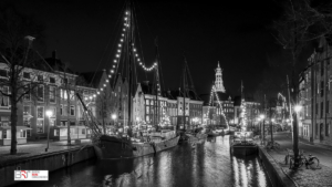 Vanaf noodbrug Vissersbrug tussen Hoge en Lage der A