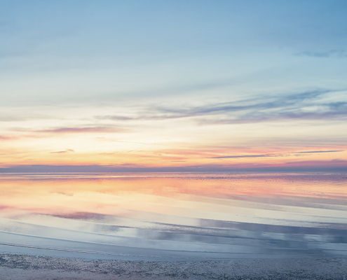 Vloed komt op Harlingen
