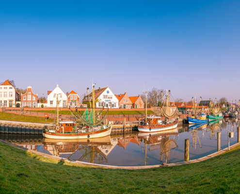 Panorama Haven Greetsiel.