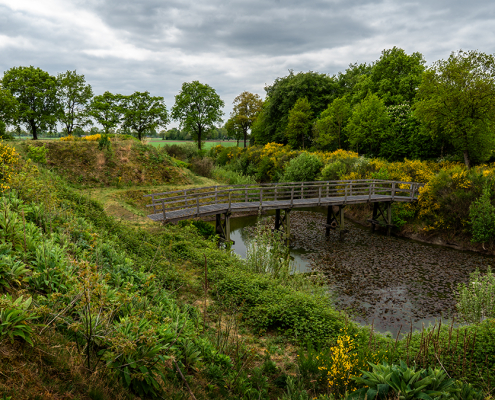 Zwartendijksterschans tussen Een en Een West in Drenthe