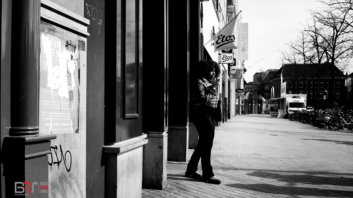 On the phone