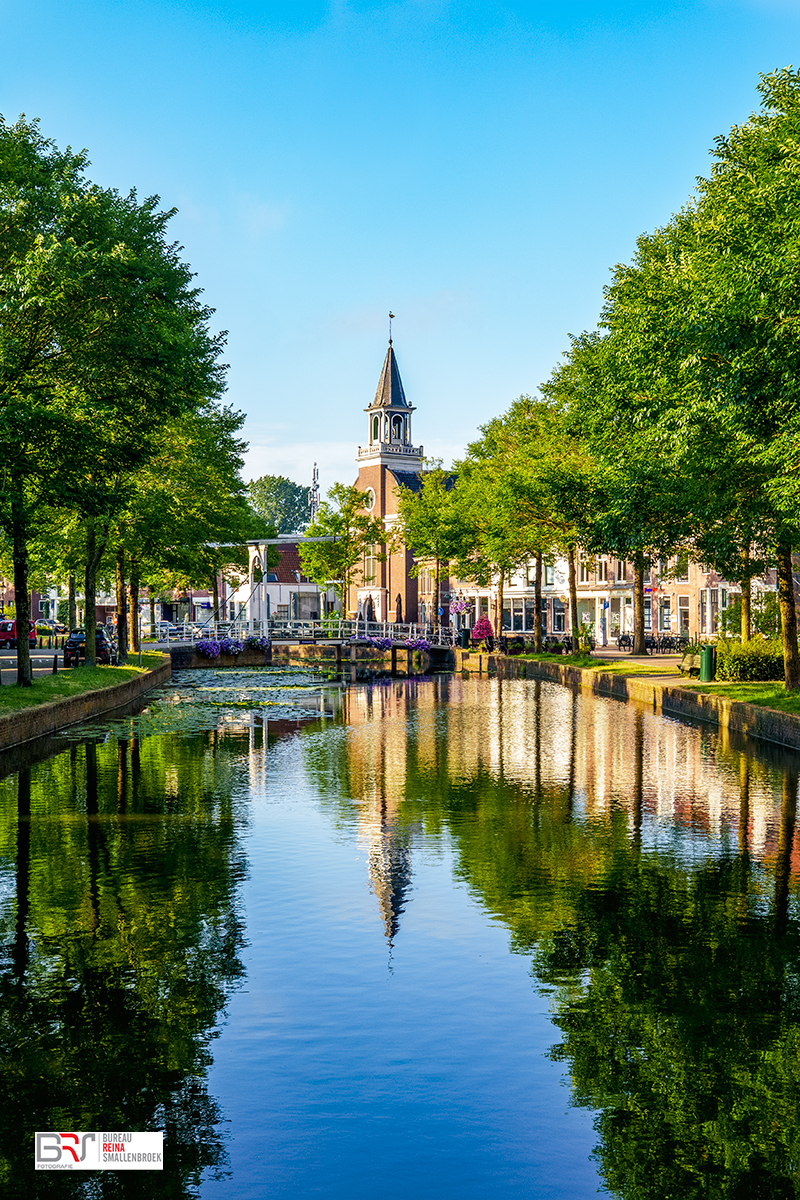 portretstand Weesp vanaf Slijkstraatbrug